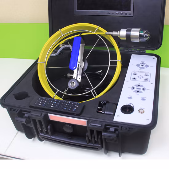 Push Rod Camera Sewer Pipe Inspection Camera with Meter Counter