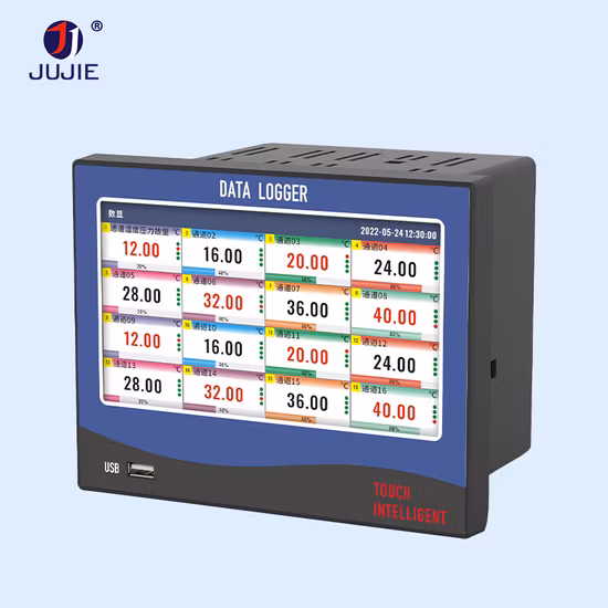 Pressure Chart Recorder Pressure and Temperature Chart Recorder 16 Channel Universal Input Paperless Recorder